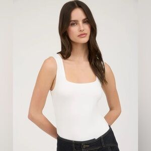 NWT Double Layer Square-Neck Bodysuit